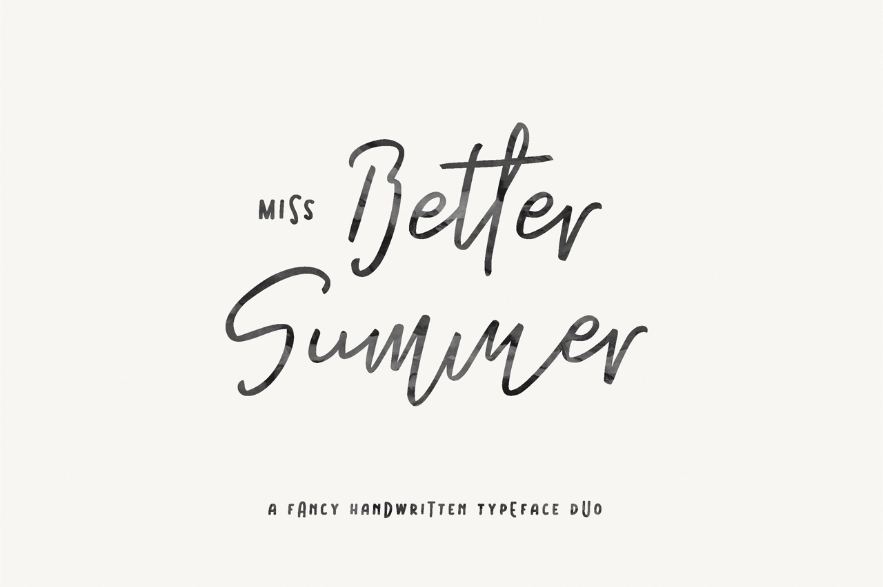 Скачать шрифт Шрифт Miss Summer — бесплатно