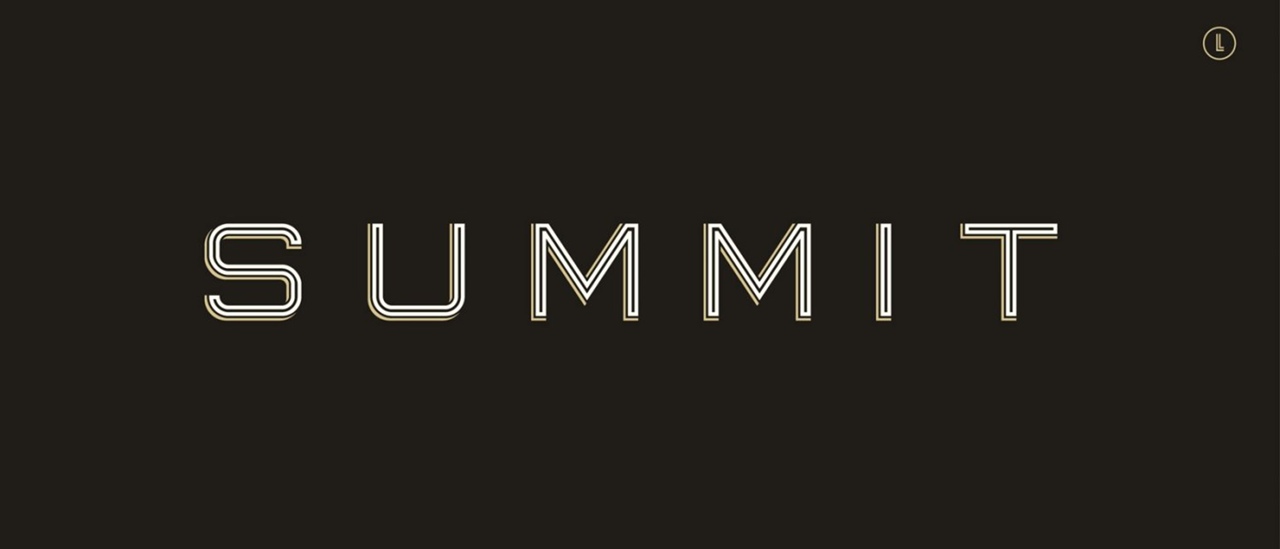 Modern font. Summit шрифт как выглядит.